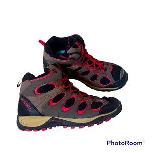 Merrell HillTop Ventilator Mid Waterproof Boys Hiking Boots